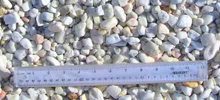  Medium White River Rock Mulch 