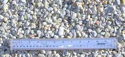  Small White River Rock Mulch 