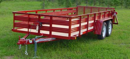  Tandem Axle Landscape Utility Trailer 